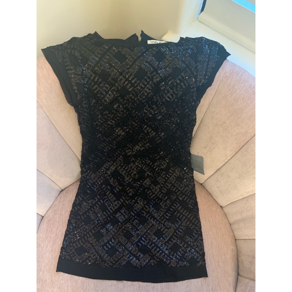 Eliza J Sequin Dress